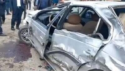  برخورد شدید پژو ۲۰۶ و پارس در بویراحمد با ۱۱ کشته و زخمی