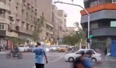  تهران طوفانی شد، چند درخت سقوط کردند!