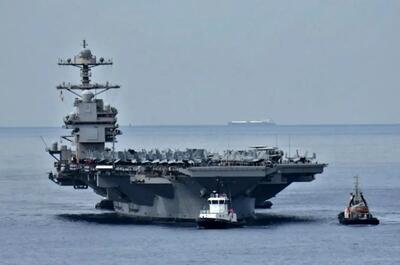  مانور سنگین ناو جرالد فورد برای مقابله با موشک