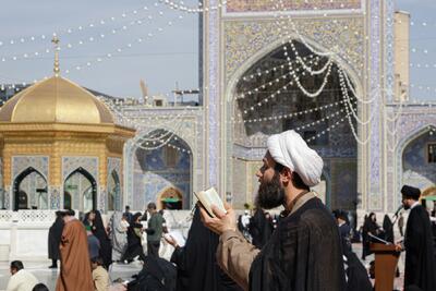  مهمانی امام رئوف (ع) با چاشنی زیارت امین‌الله + گزارش تصویری
