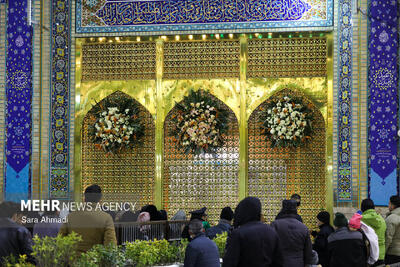  نوای عاشقانه زائران رضوی در جوار بارگاه منور امام رضا(ع)