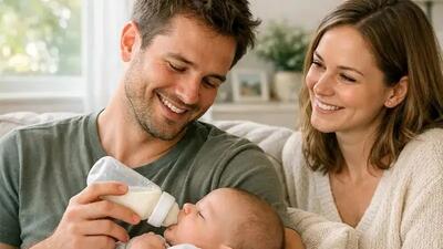  چگونه پدران می‌توانند در غذا دادن به نوزاد مشارکت موثر داشته باشند؟