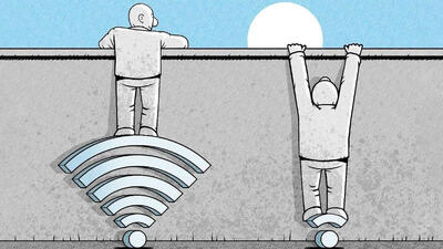  شصت روز قطع اینترنت و مردمی که بخشی مجاز به دیدن و شنیدن شده‌اند و دیگران نه! / وقتی اینترنت از حق عمومی به کالای فروشی تبدیل شد