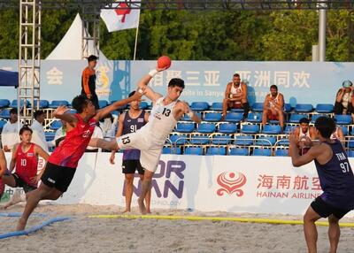  هندبال ساحلی به یک قدمی طلا رسید