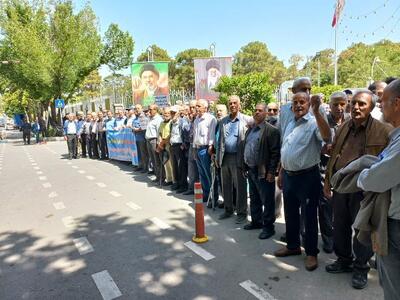  تجمع اعتراضی کارگران راه‌آهن و بازنشستگان فولاد در برخی شهرها