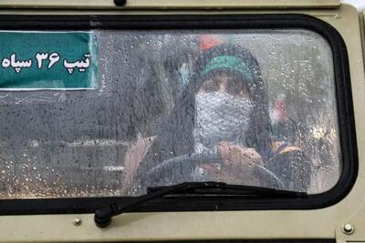  تصاویری متفاوت از زنان ایرانی در تجمع امام‌رضایی‌ها