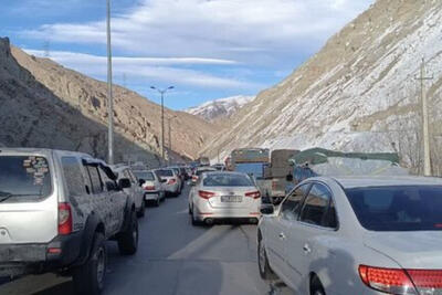  جاده چالوس از عصر امروز یک‌طرفه شد