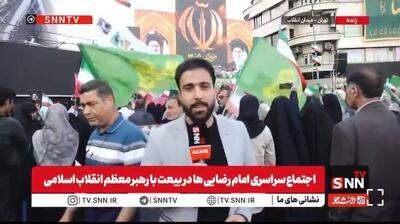  حماسه همراه با معنویت در اجتماع امام رضایی‌ها پایتخت + فیلم