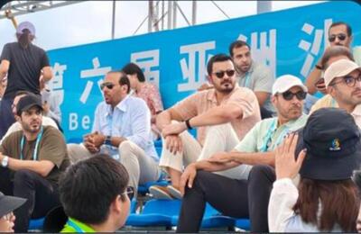  رییس شورای المپیک آسیا و دبیر کل کمیته ملی المپیک، ناظر فینال والیبال ساحلی ایران و قطر