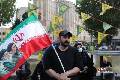  حماسه مردم تهران در تجمع امام رضایی ها/ قلب‌هایی که برای امام هشتم می‌تپد + فیلم و عکس