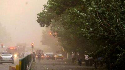  رگبار و وزش باد شدید در تهران