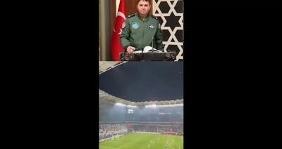  پرواز عجیب F-16 و بالگرد ارتش ترکیه وسط مسابقه فوتبال؛ فرمانده پایگاه هوایی برکنار شد