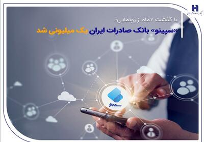  رکوردشکنی سپینو در سال 1404؛ رشد 944 درصدی تراکنش‌های نئوبانک صادرات - تسنیم