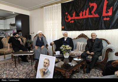  دیدار آیت‌الله اعرافی با خانواده شهید سپهبد موسوی   تصاویر - تسنیم