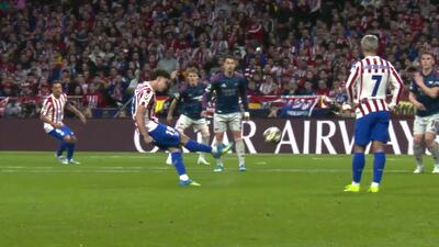  ضربه ایستگاهی خطرناک آلوارز مقابل آرسنال