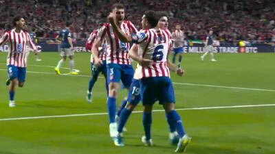  گل اول اتلتیکومادرید به آرسنال (آلوارز)