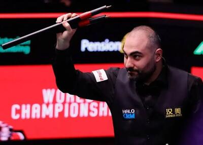  خداحافظی حسین وفایی از اسنوکر قهرمانی جهان