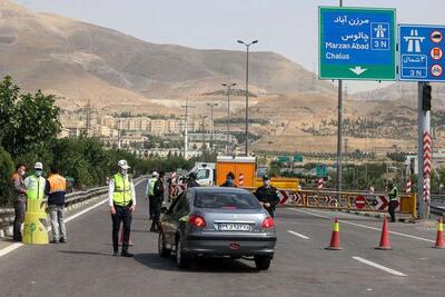  پلیس راه: جاده چالوس از ساعت ۱۴ امروز یک‌ طرفه می‌شود