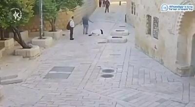  لحظه حمله به راهبه مسیحی در اورشلیم
