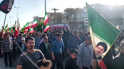  تشییع شهیده جان‌فدای ایران «فاطمه موحدان» در یزد