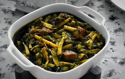  طرز تهیه خورشت کنگر یک خورشت بهاری پرخاصیت