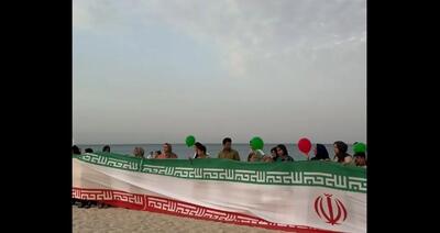  زنجیره انسانی کیشوندان به مناسبت روز ملی خلیج فارس