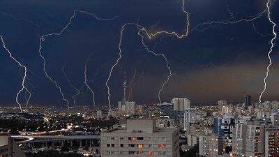  رگبار و رعدوبرق از دوشنبه مهمان تهرانی‌ها می‌شود