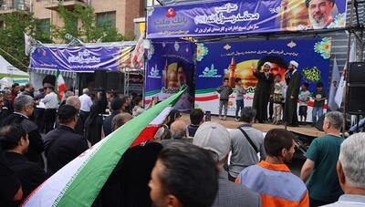  میزبانی موکب بانک ملت از شرکت کنندگان در اجتماع بزرگ امام رضایی‌ها