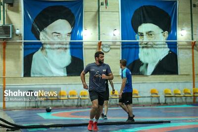 آذرپیرا و حسن یزدانی در کشتی انتخابی تیم ملی