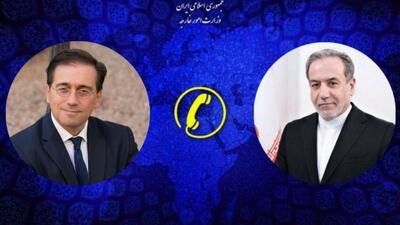  گفت وگوی تلفنی وزرای امور خارجه ایران و اسپانیا