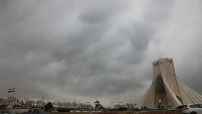  وزش باد شدید و احتمال طوفان گرد و خاک در تهران