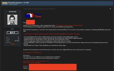  هکر۱۵ ساله فرانسوی اطلاعات میلیون‌ها نفر را سرقت کرد