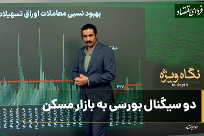  دو سیگنال بورسی به بازار مسکن
