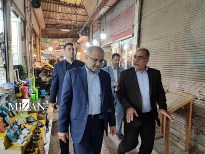  دادستان مرکز استان مازندران از بازار ساری بازدید کرد