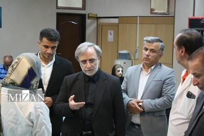  بازدید دادستان کرج از پزشکی قانونی استان البرز