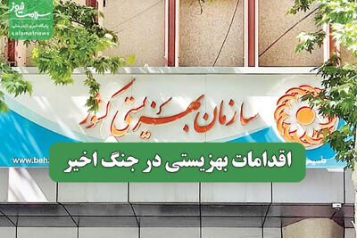 اقدامات بهزیستی در جنگ اخیر
