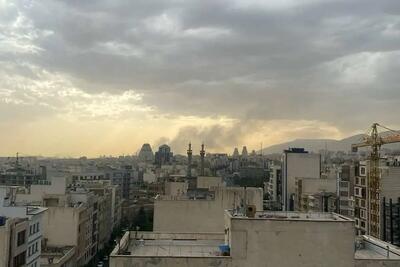  آتش سوزی در پاساژ ارغوان تهران