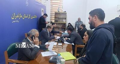  ملاقات چهره به چهره رئیس کل دادگستری مازندران با ۲۱۰ شهروند و جمعی از تولیدکنندگان