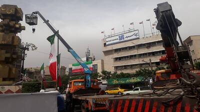  بازپیرایی میدان جمهوری پس از ۲ دهه؛ حک نام شهدای جنگ رمضان بر المان میدان