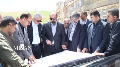  رئیس کل دادگستری آذربایجان غربی از محل اختلاف تعاونی مسکن منتظران مهدی ارومیه بازدید کرد