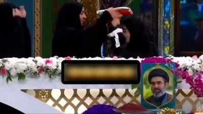  حرکت قابل تامل ژیلا صادقی با پرچم ایران