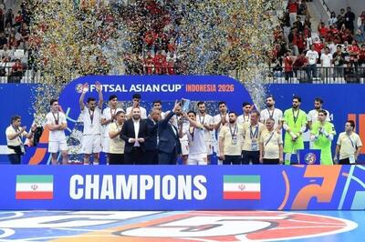  ایران جایگاه پنجم فوتسال جهان را حفظ کرد