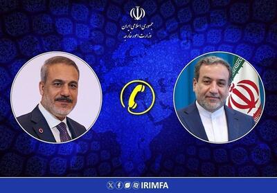  گفتگوی تلفنی عراقچی و وزیر خارجه ترکیه - تسنیم