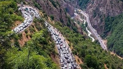  تردد نیمه سنگین در راه‌ها؛ کندوان یکطرفه می‌شود  