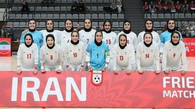  زنان فوتسال ایران در جمع ۱۰ تیم برتر جهان