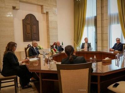 الجولانی از نخست‌وزیر لبنان در دمشق استقبال کرد