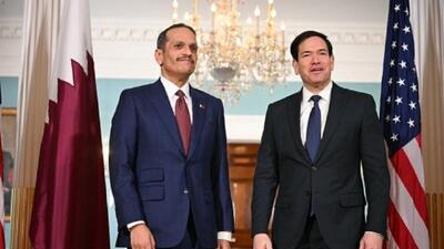  دوحه: وزیر خارجه قطر با همتای آمریکایی خود و ویتکاف دیدار کرد/ در این ملاقات، میانجی‌گری قطر برای کاهش تنش‌ها در منطقه مورد بررسی قرار گرفت/ تأکید آل ثانی بر ضرورت پاسخگویی همه طرف‌ها به تلاش‌های میانجی‌گرانه