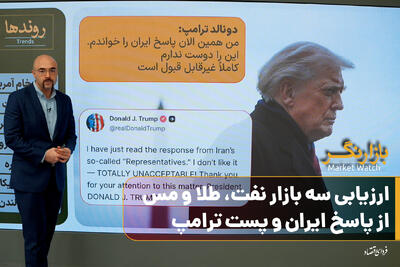  ارزیابی سه بازار نفت، طلا و مس از پاسخ ایران و پست ترامپ