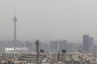  احتمال وقوع طوفان گرد و خاک در تهران/ باران و رعد و برق از اواخر وقت سه‌شنبه