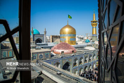  تصاویر ناب هوایی از ضریح مطهر امام رضا(ع)